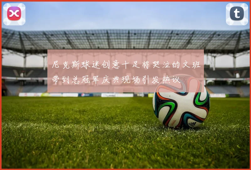尼克斯球迷创意十足将哭泣的文班带到总冠军庆典现场引发热议